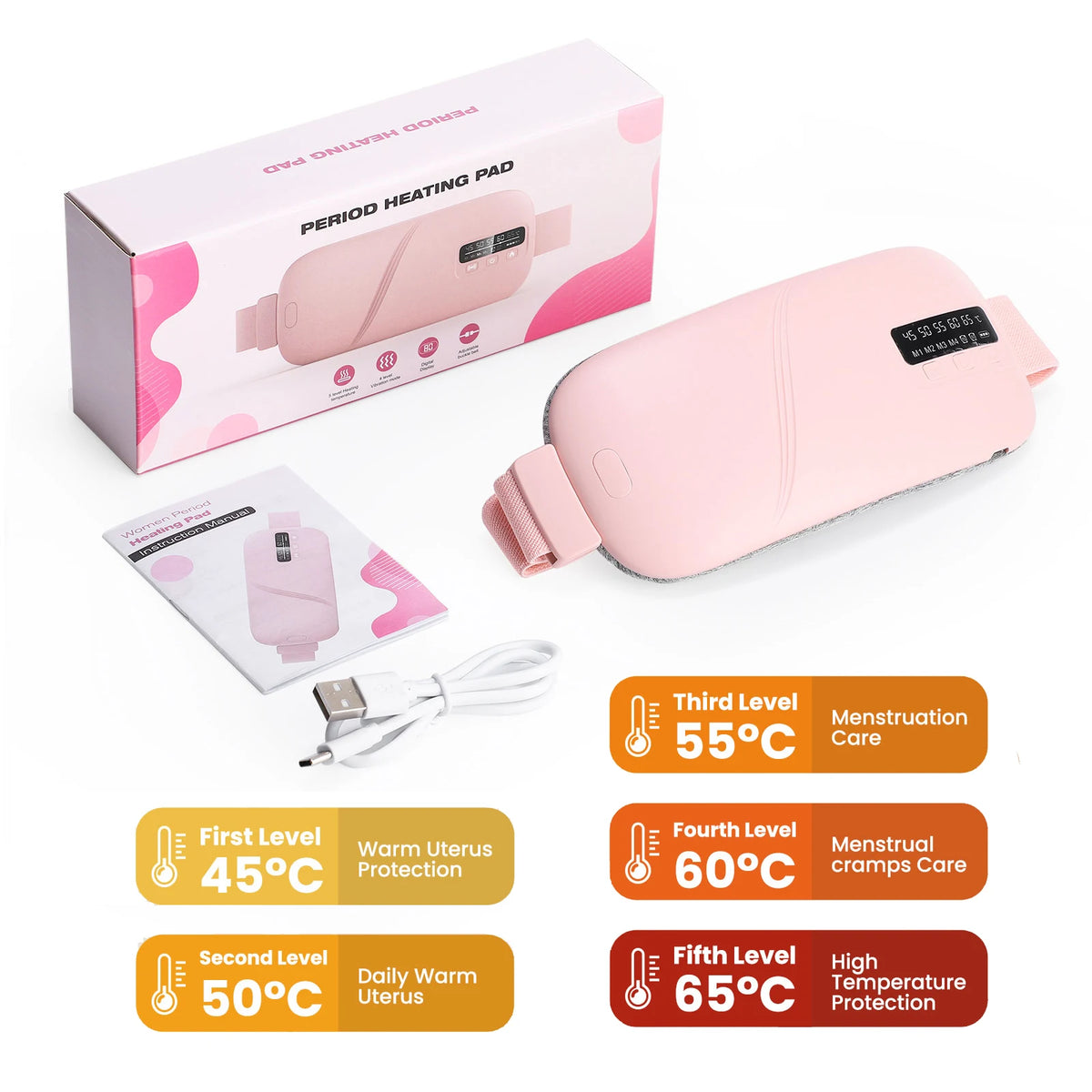 Vellora wearable heating and massage belt