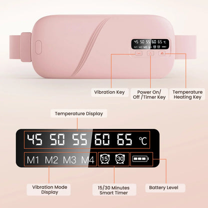 Vellora wearable heating and massage belt